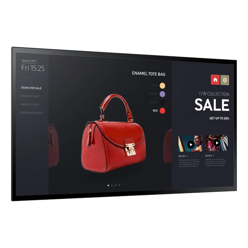 Écran dynamique interactif (digital signage) 55 pouces Samsung - LH55PMFXTBC/EN