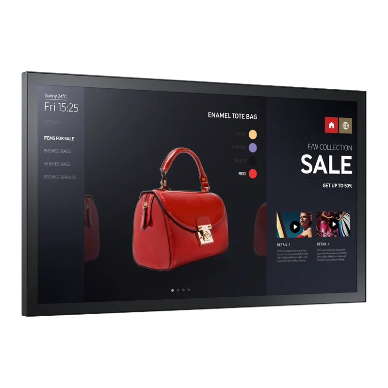 Écran dynamique interactif (digital signage) 43 pouces Samsung - LH43PMFXTBC/EN
