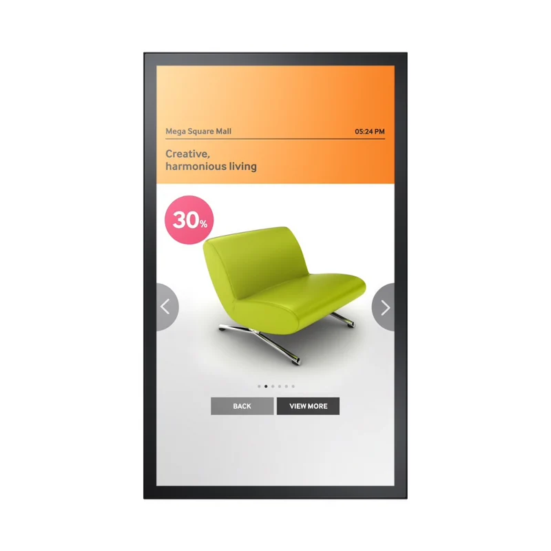 Écran dynamique interactif (digital signage) 43 pouces Samsung - LH43PMFXTBC/EN