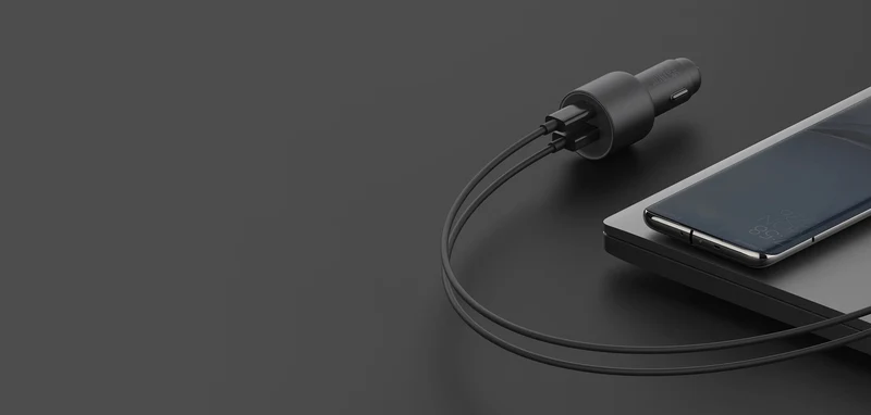 Xiaomi 67W Autolader USB-A + USB-C