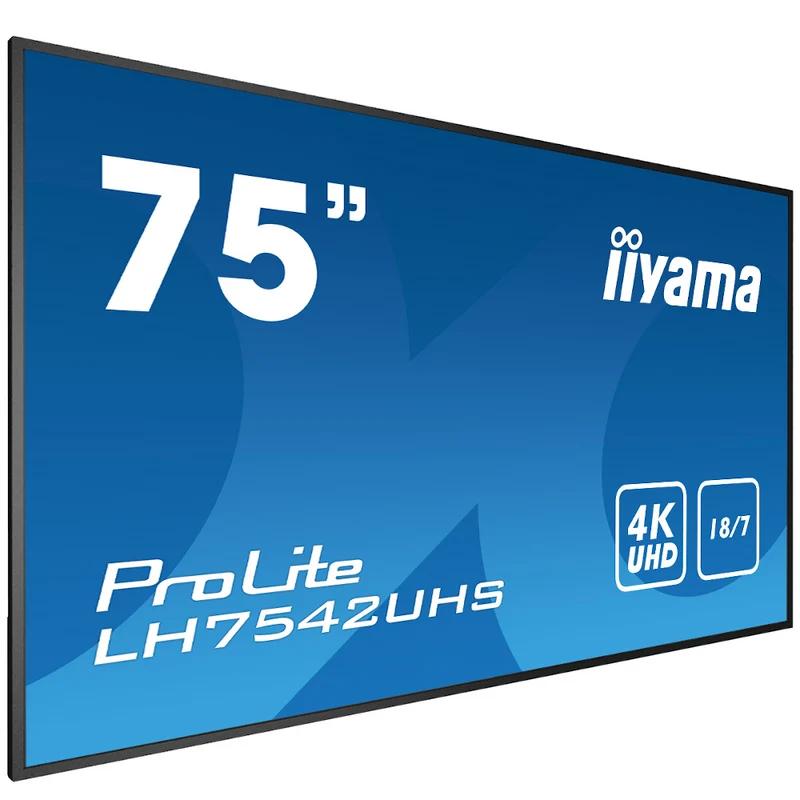 Écran dynamique (digital signage) 75 pouces iiyama Prolite - LH7542UHS-B3