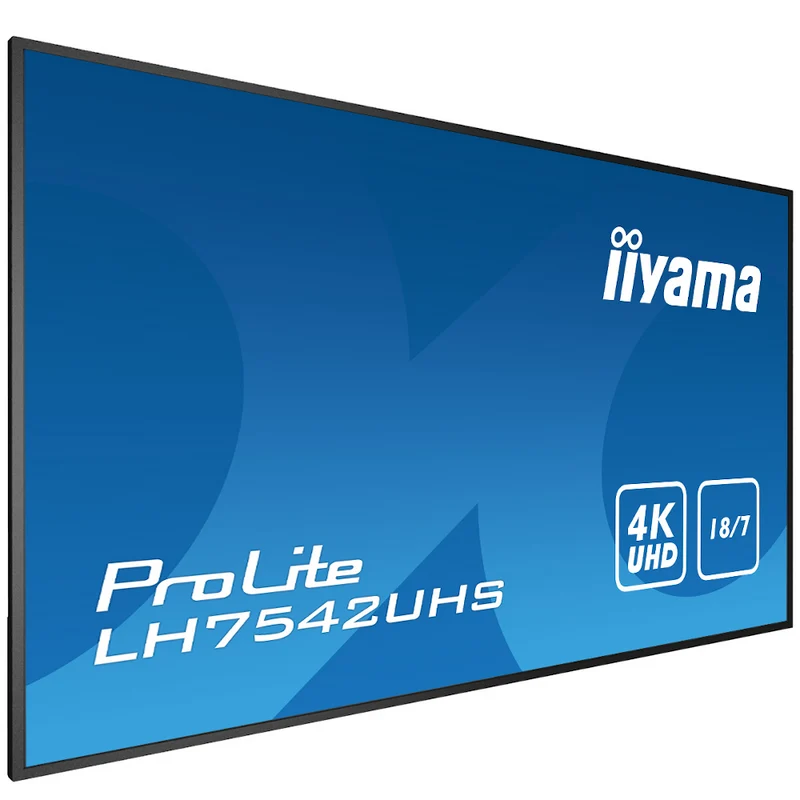 Écran dynamique (digital signage) 75 pouces iiyama Prolite - LH7542UHS-B3