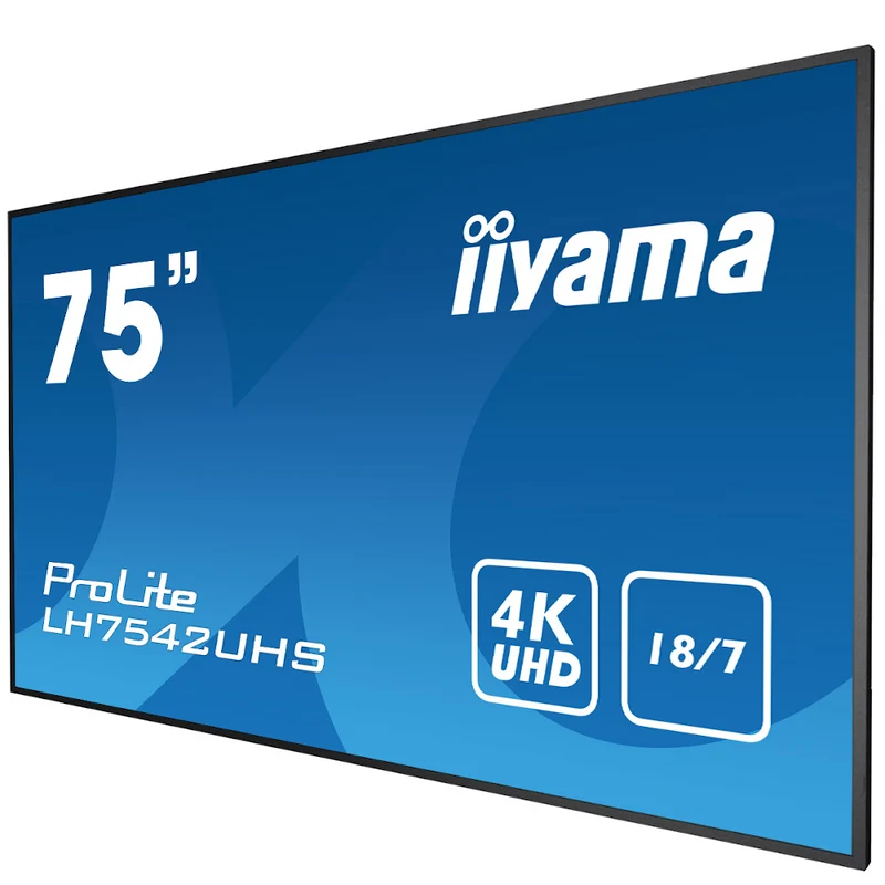 Écran dynamique (digital signage) 75 pouces iiyama Prolite - LH7542UHS-B3
