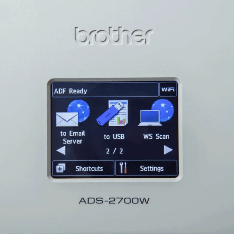 Scanner bureautique de documents recto-verso Wi-Fi Brother - ADS-2700W