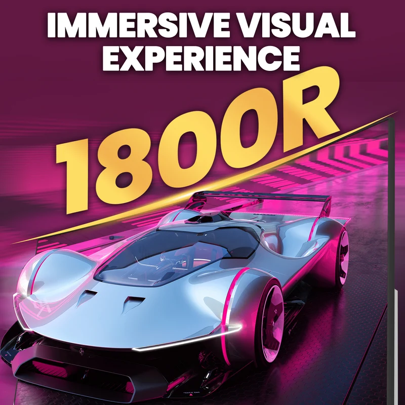 CRUA 27" 200Hz Curved Gaming Monitor,FHD 1800R White Computer Monitor,120% sRGB,FreeSync,Low Motion Blur,HDMI & DP