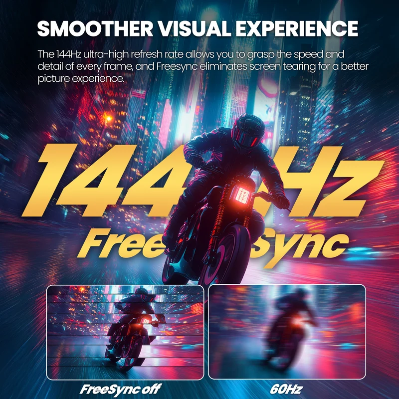 CRUA 34 Inch Curved Gaming Monitor, 21:9 WQHD 3440x1440 165Hz/144Hz 1500R Ultrawide Computer Monitor Support Freesync, PIP/PBP, 120% sRGB, HDMI 2.0 & DP 1.4, Wall Mountable/Tilt Adjustable-Black