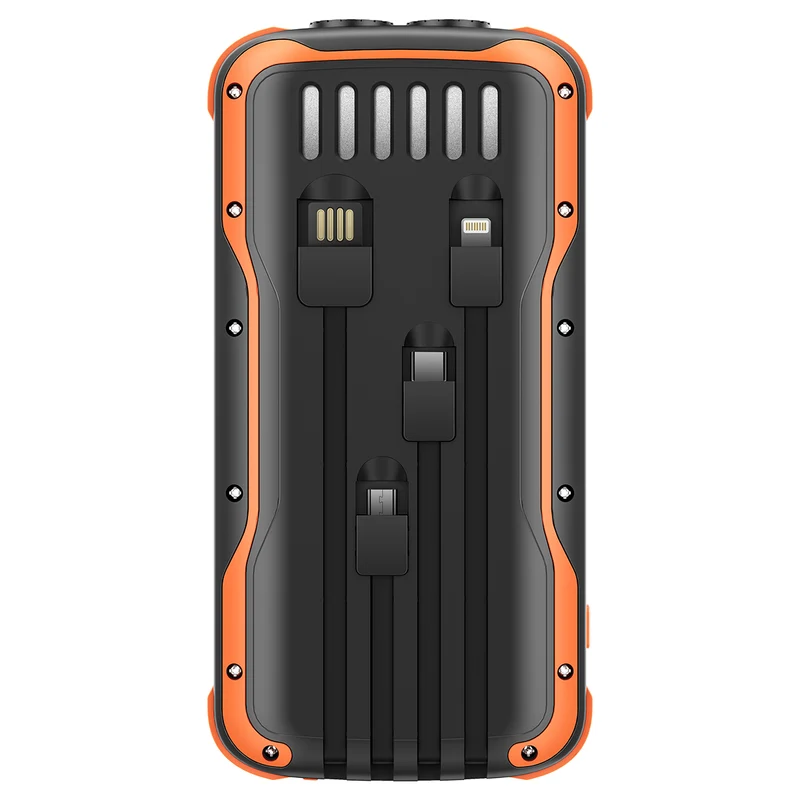 Blackview TERRA 20 – Batterie Externe Robuste IP54 20 000 mAh | 5 Ports de Charge, Double Torche Intégrée