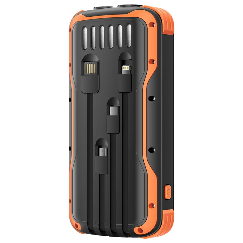 Blackview TERRA 20 – Batterie Externe Robuste IP54 20 000 mAh | 5 Ports de Charge, Double Torche Intégrée