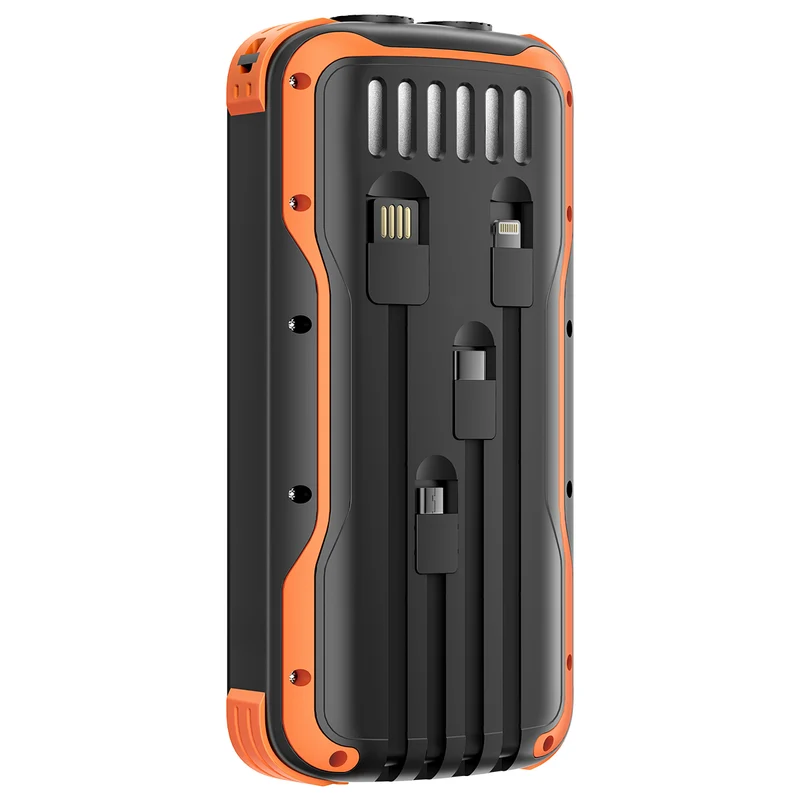 Blackview TERRA 20 – Batterie Externe Robuste IP54 20 000 mAh | 5 Ports de Charge, Double Torche Intégrée