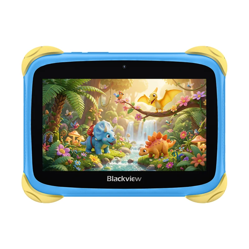 Blackview LINK Mini Kids – Tablette Enfant 7" | Écran Anti-Lumière Bleue, Google Kids Space, Étui Shockproof Offert