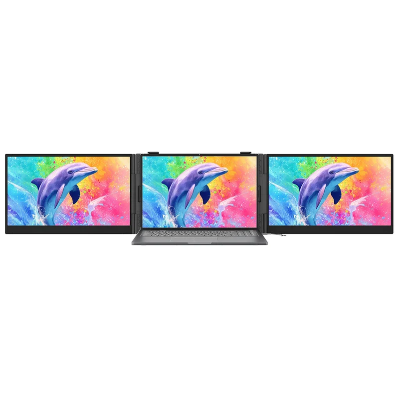 Blackview DCM8 Pro – Double Moniteur Portable 15,3" WUXGA | Extension d'Écran USB-C pour Ordinateur Portable