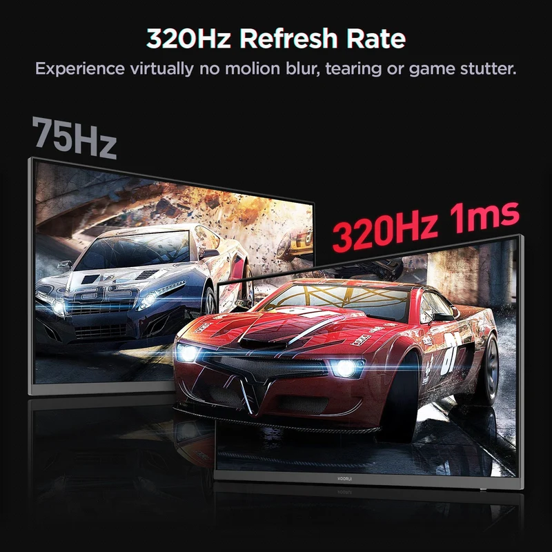 KOORUI G2721E 27-inch IPS QHD 320Hz Gaming Monitor