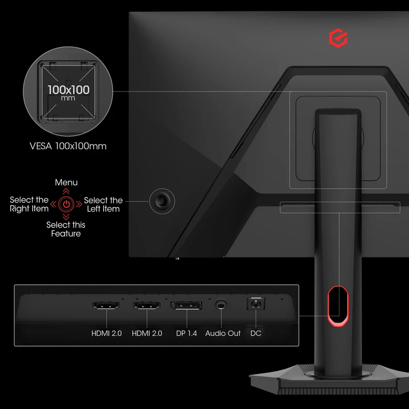 KOORUI S2721PM 27-inch IPS/MINI LED QHD 200Hz Gaming Monitor