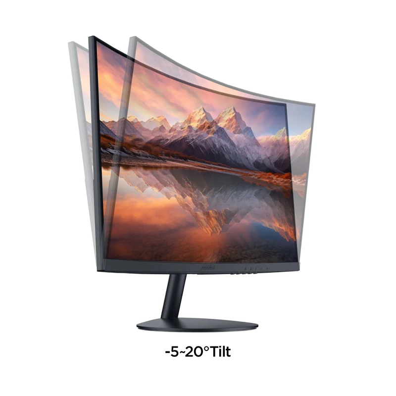 KOORUI 24 inch Curved Computer Monitor, FHD 100Hz VA 1500R PC Screen 24N5CA AMZ