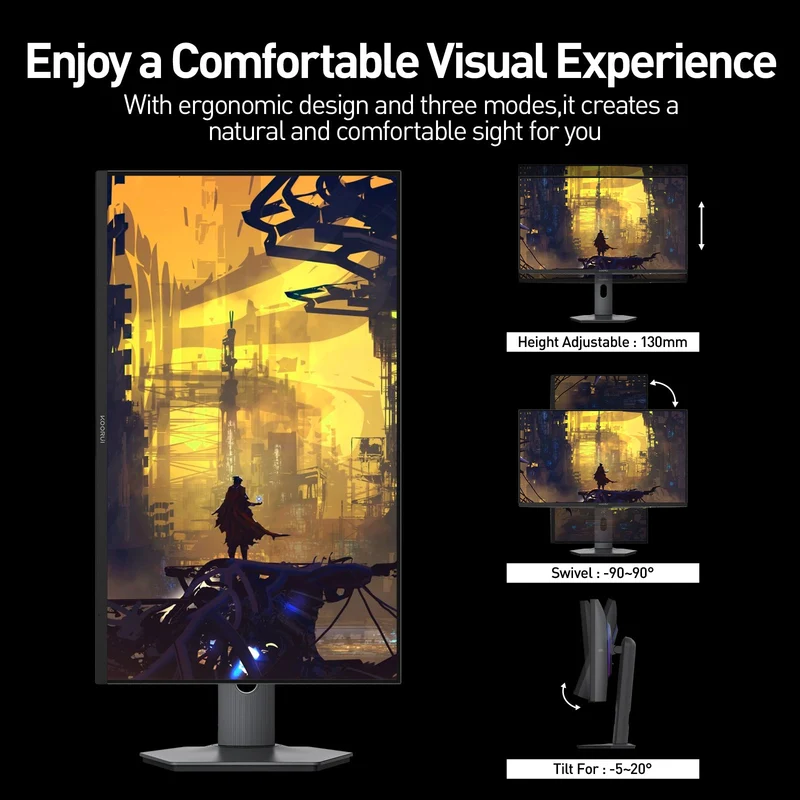 KOORUI S2741LM 27-inch Dual-Mode IPS/MINI LED UHD 160Hz/FHD 320Hz Gaming Monitor