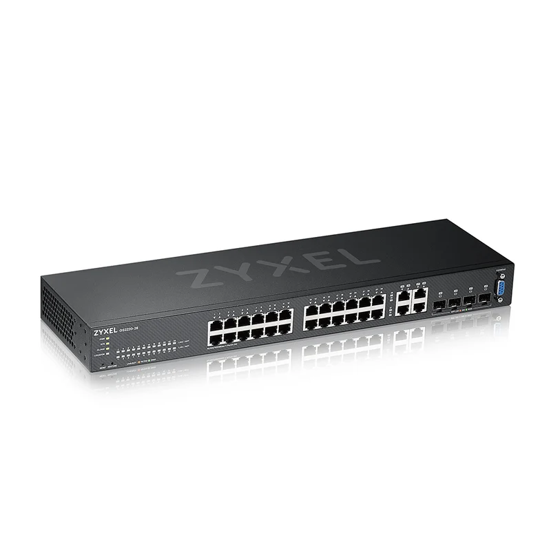 Switch manageable 10/28 ports GbE L2+ ZyXEL - GS2220