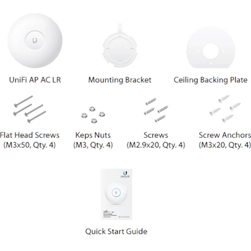 Point d'accès UniFi ac LR 1350Mbits PoE af (5x) Ubiquiti - UAP-AC-LR-5