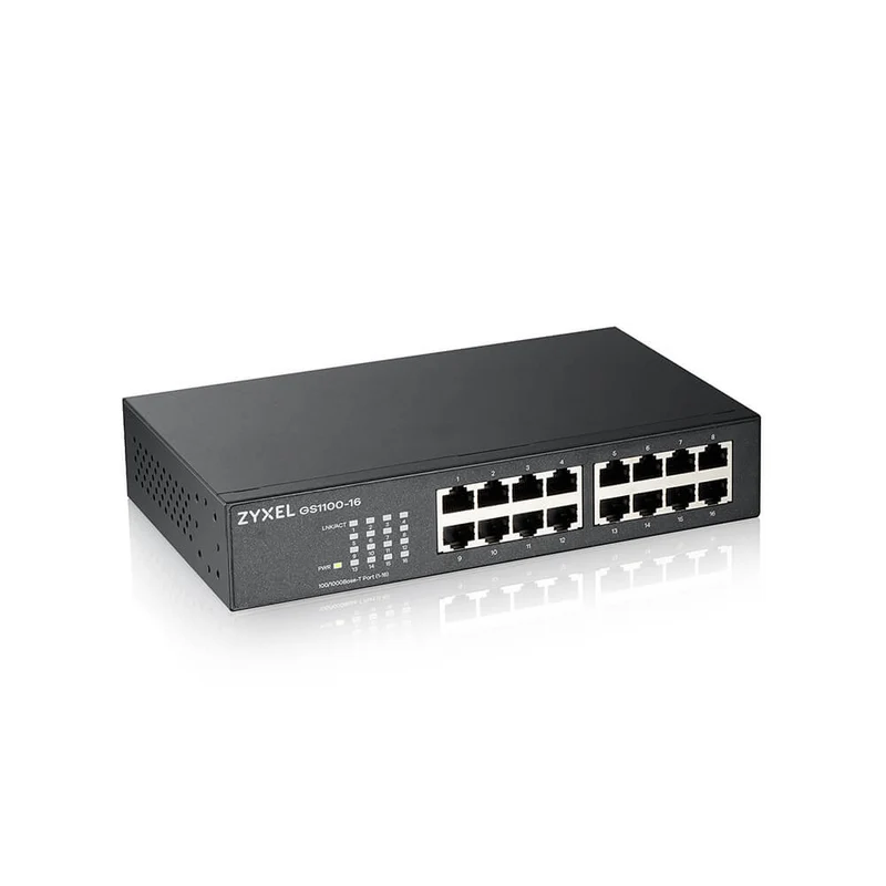 Switch 10/16/24 ports GbE non géré ZyXEL - GS1100