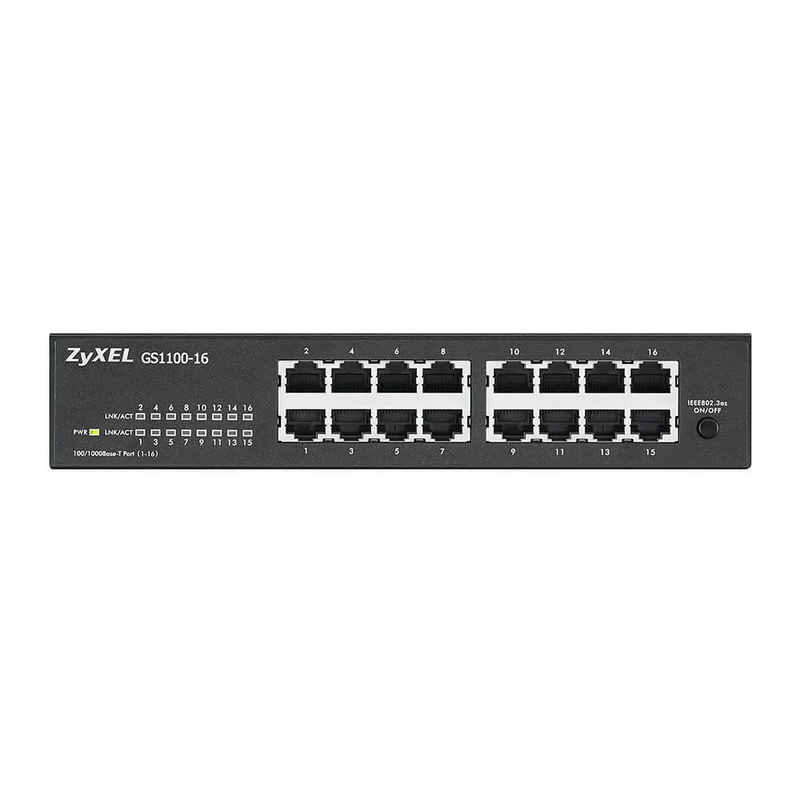Switch 10/16/24 ports GbE non géré ZyXEL - GS1100