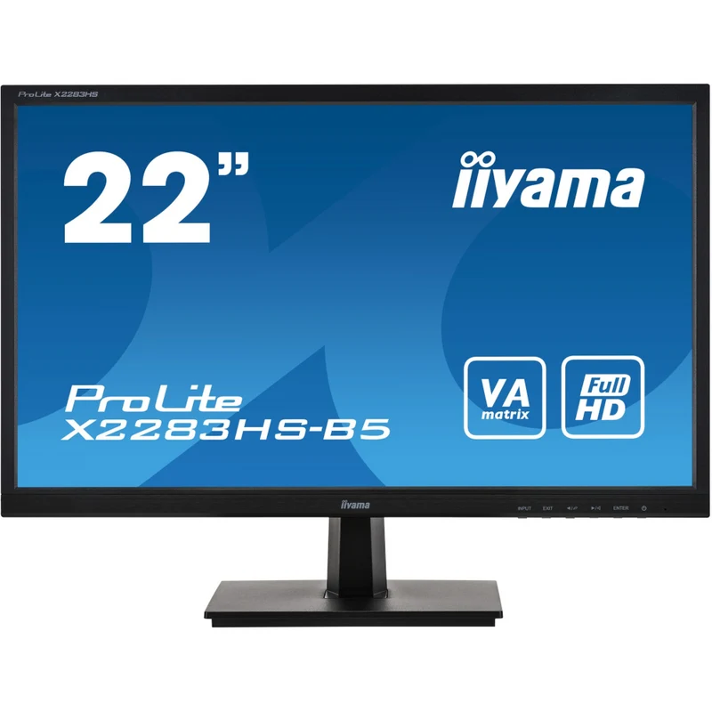 Moniteur VA LED 21,5" Full HD VGA/DP/HDMI - X2283HS-B5