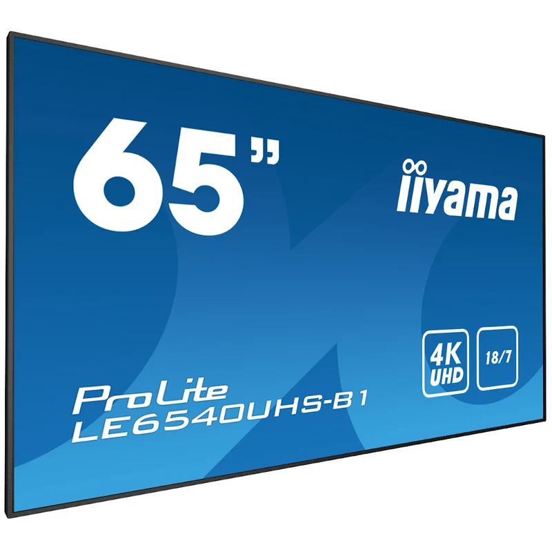 Écran dynamique (digital signage) 65 pouces iiyama Prolite - LE6540UHS-B1