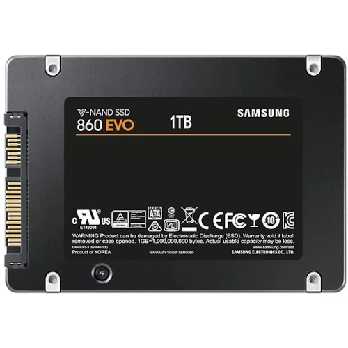 SSD Samsung 860 EVO 1To SATA III - Format 2.5'' - MZ-76E1T0B/EU
