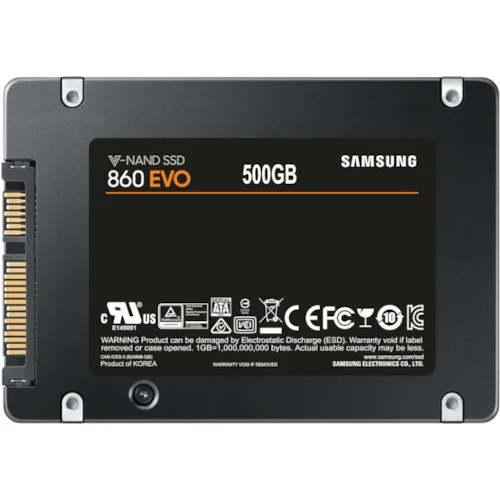 SSD Samsung 860 EVO 500Go SATA III- Format 2.5'' - MZ-76E500B/EU