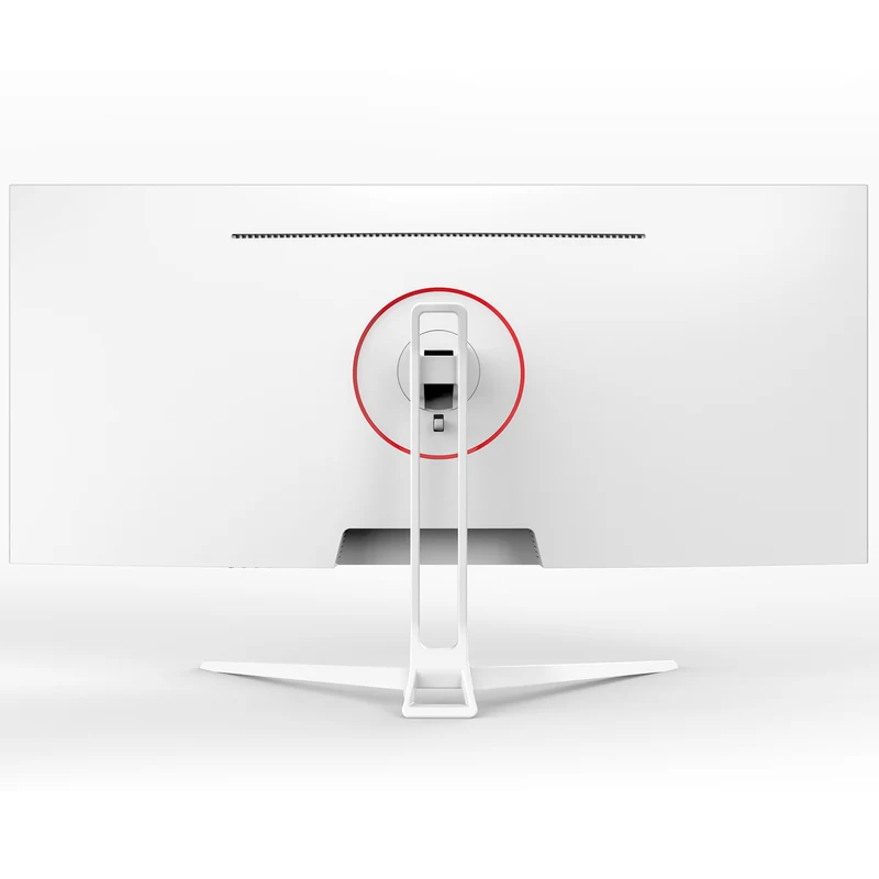CRUA 34" WQHD 165Hz Utrawide Gaming Monitor,3440x1440 21:9 IPS Gaming Monitor,Build-in Speakers,120% sRGB,AMD FreeSync,HDMI & DP,Wall Mount Mount - White