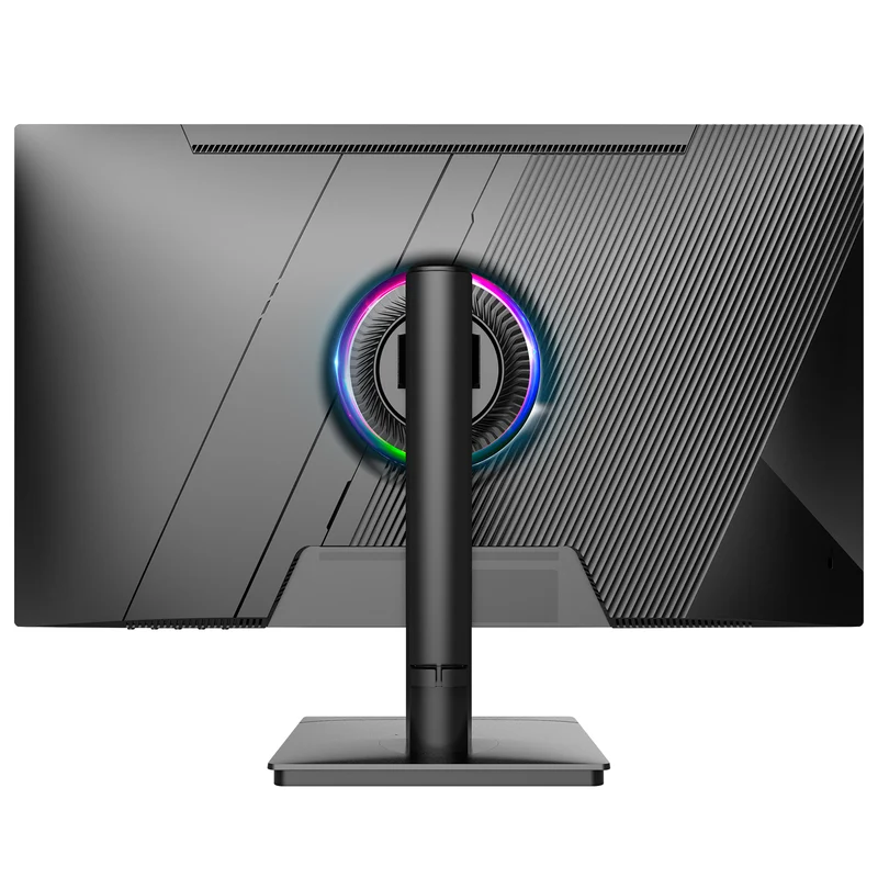 CRUA 27'' 2K 360Hz IPS Gaming Monitor, QHD 1440P, 120%sRGB, Built-in Speakers, Height/Pivot/Swivel/Tilt Adjustable, FreeSync, DP1.4 & HDMI2.1, Wall Mount-Black