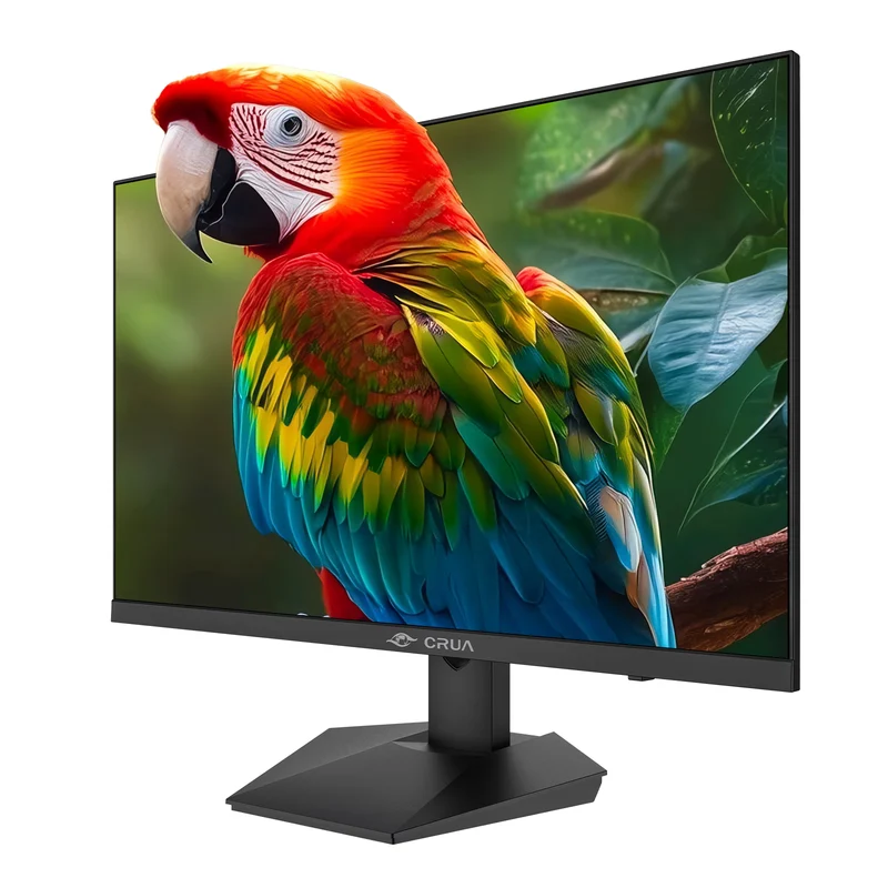 CRUA 27" 4K UHD Monitor, IPS Flat Panel, 3840×2160,Computer Monitor 120% SRGB, FreeSync ,HDMI & DP Ports, , HDR, Wall Mountable – Black