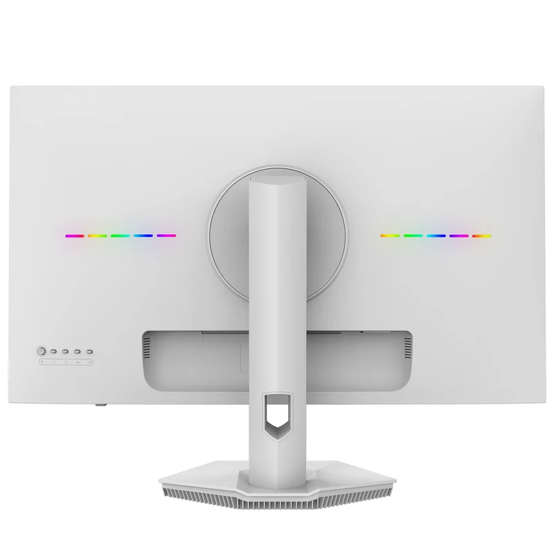 CRUA 27 Inch Gaming Monitor QHD 1440P 240Hz 120% sRGB IPS Computer Monitor with Built in Speaker, Tilt Adjustable, Support FreeSync, DP&HDMI, Wall Mount-White