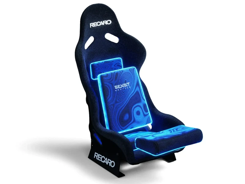 Recaro Pole Position with integrated MTC-P Extreme 2 Seat Haptics