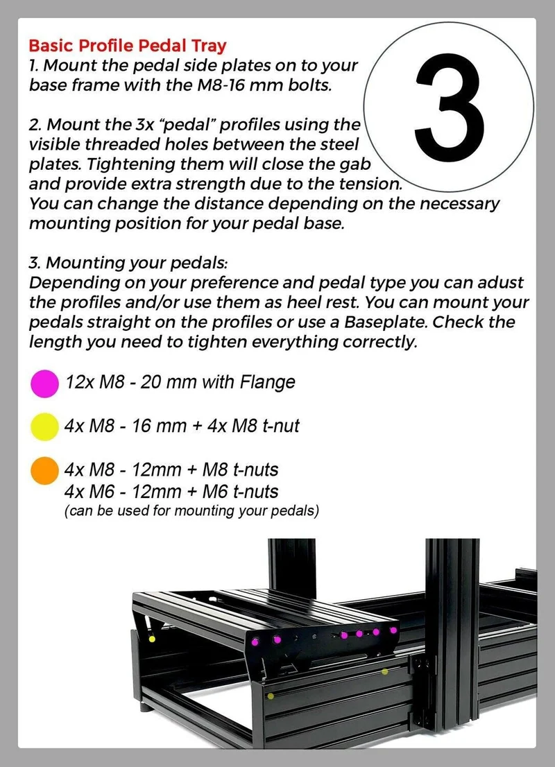 Profil-Pedalplatte 500