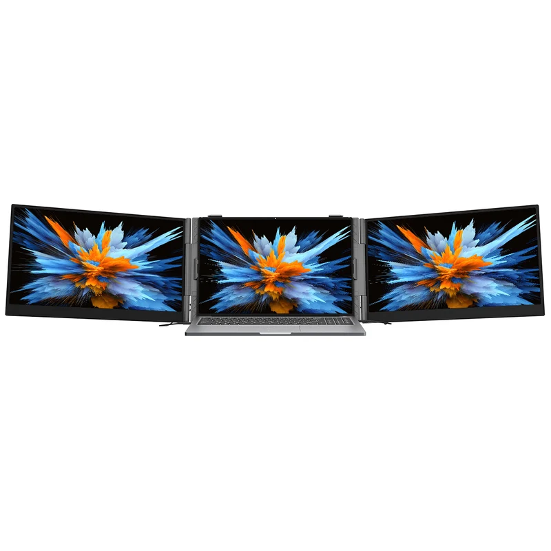 Blackview DCM6 – Double Moniteur Portable 14" | Extension d'Écran avec Haut-Parleurs Intégrés