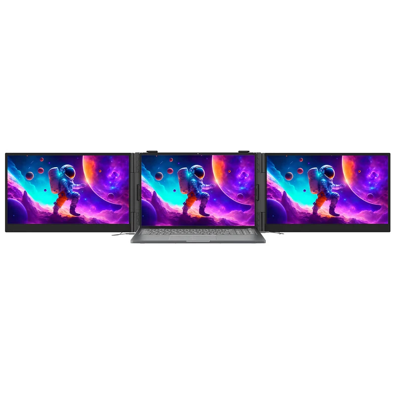 Blackview DCM8 – Double Moniteur Portable 15,3" pour Ordinateur Portable – Extension d’Écran avec Haut-Parleurs Intégrés