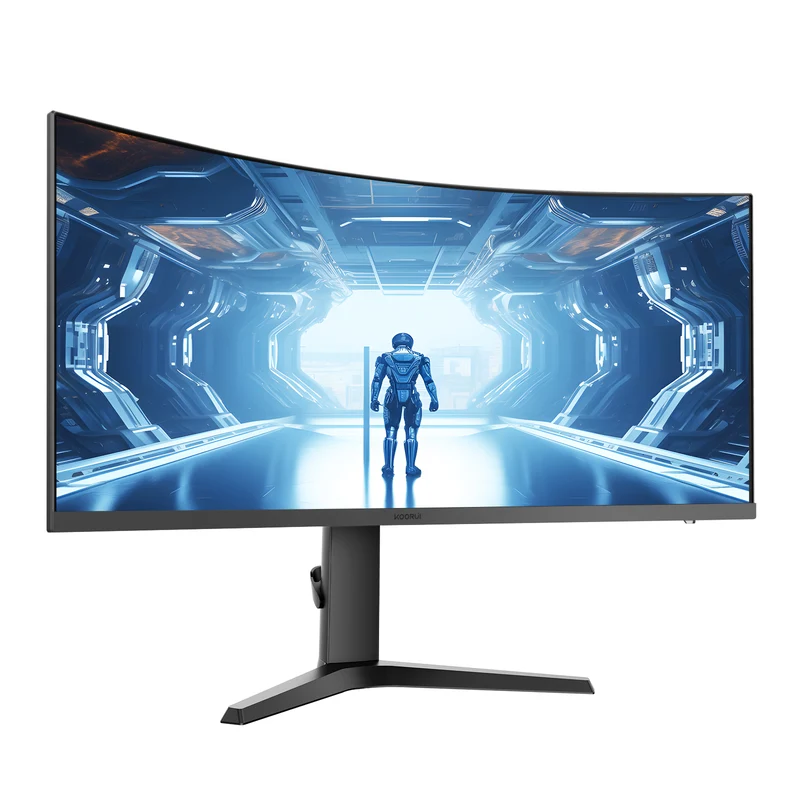 KOORUI 34E6UC 34-inch VA WQHD 180Hz Curved Gaming Monitor