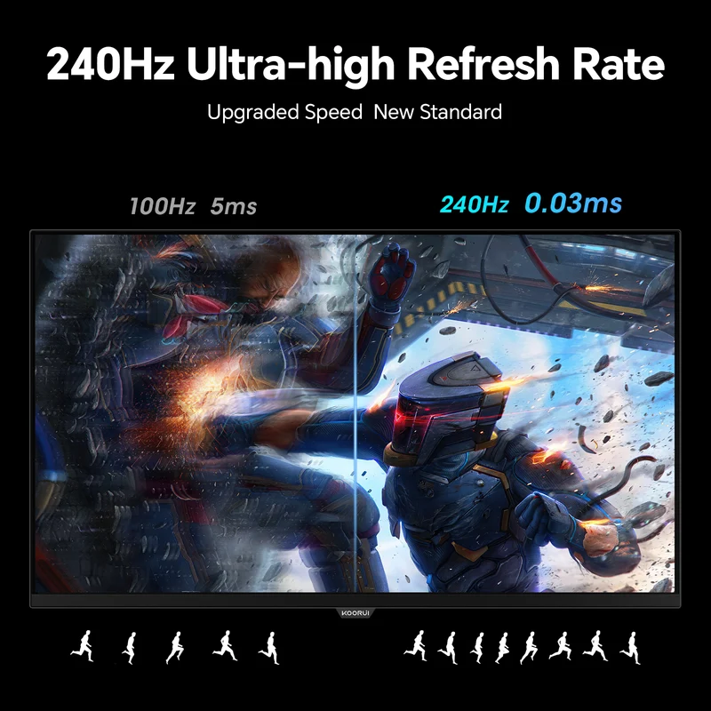 KOORUI S2721XO 27-inch OLED QHD 240Hz Gaming Monitor