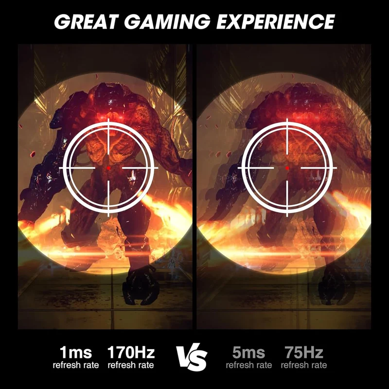 KOORUI GN07 27-inch IPS QHD 170Hz Gaming Monitor