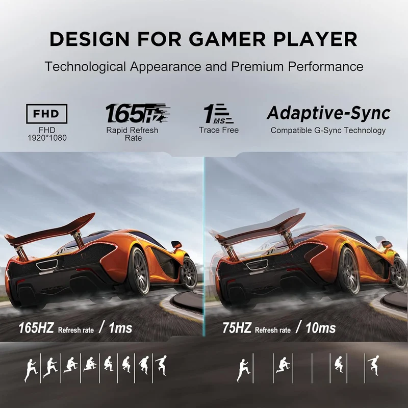 KOORUI 24E4 24-inch VA FHD 165Hz Gaming Monitor