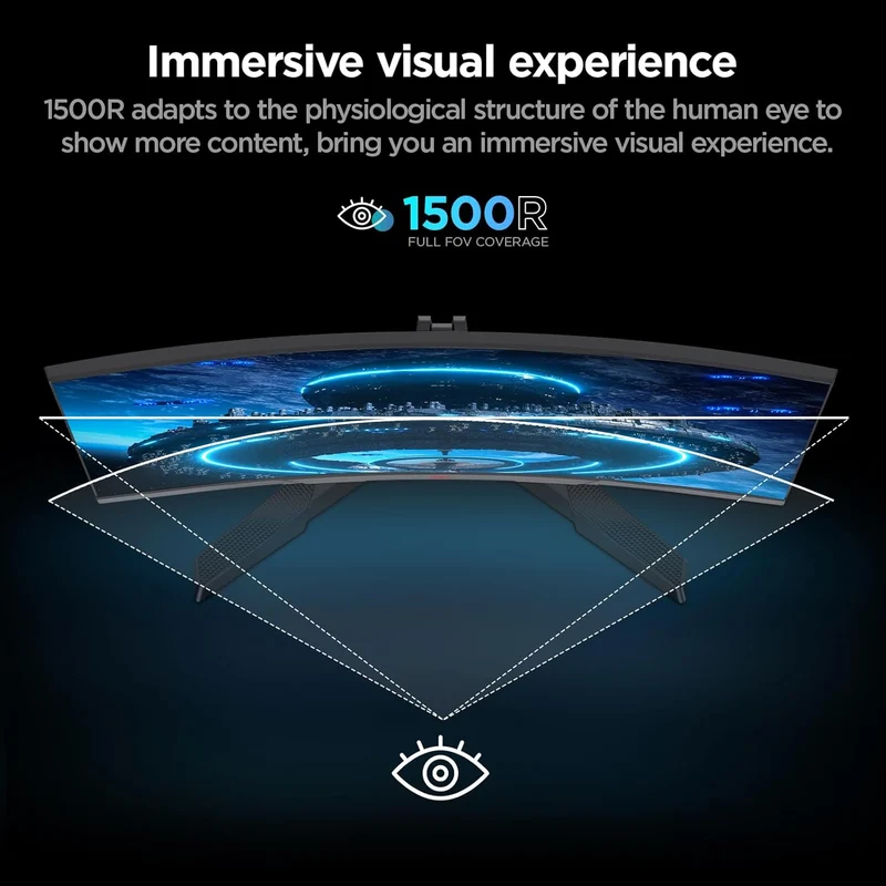 KOORUI 24E6CA 24-inch VA FHD 180Hz Curved Gaming Monitor