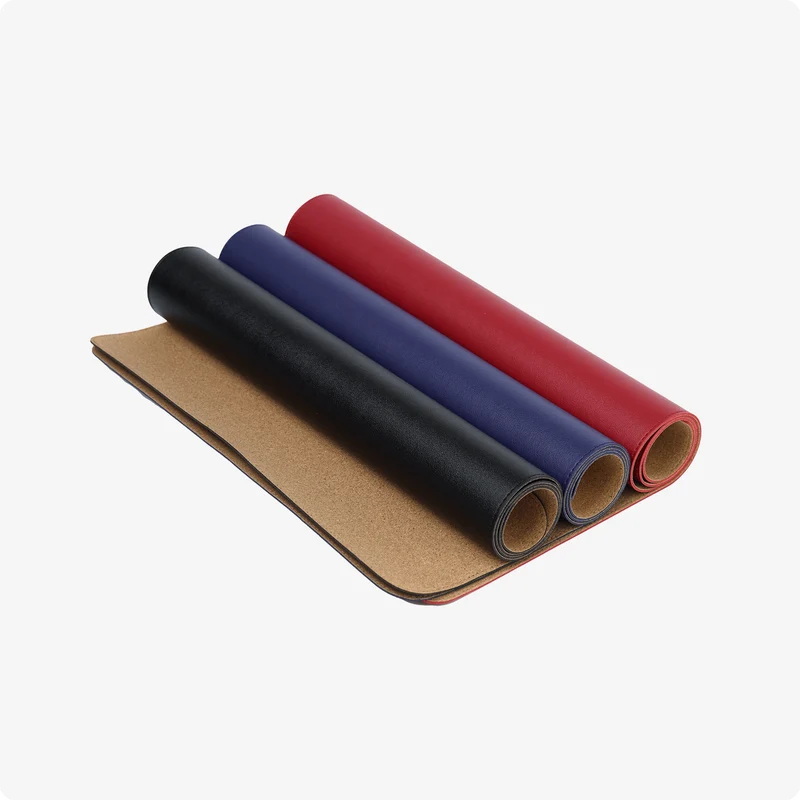 Lót chuột bản lớn 80x40cm chất liệu giả da PU/Gỗ sồi ép cao cấp HyperWork Mousepad