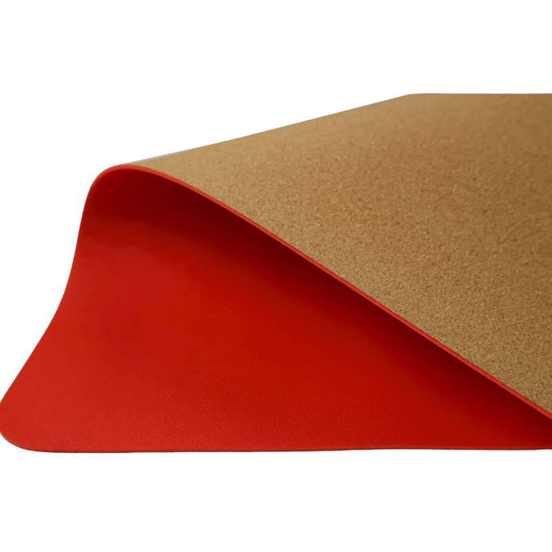 Lót chuột bản lớn 80x40cm chất liệu giả da PU/Gỗ sồi ép cao cấp HyperWork Mousepad