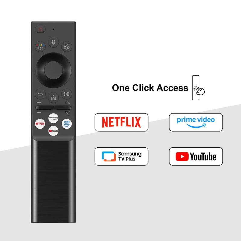 KOORUI K65N3UQ-T8, 65 pouces, 4K QLED, TIZEN TV, Design sans bords, Son dynamique avec Dolby Audio, Finition métallique haut de gamme