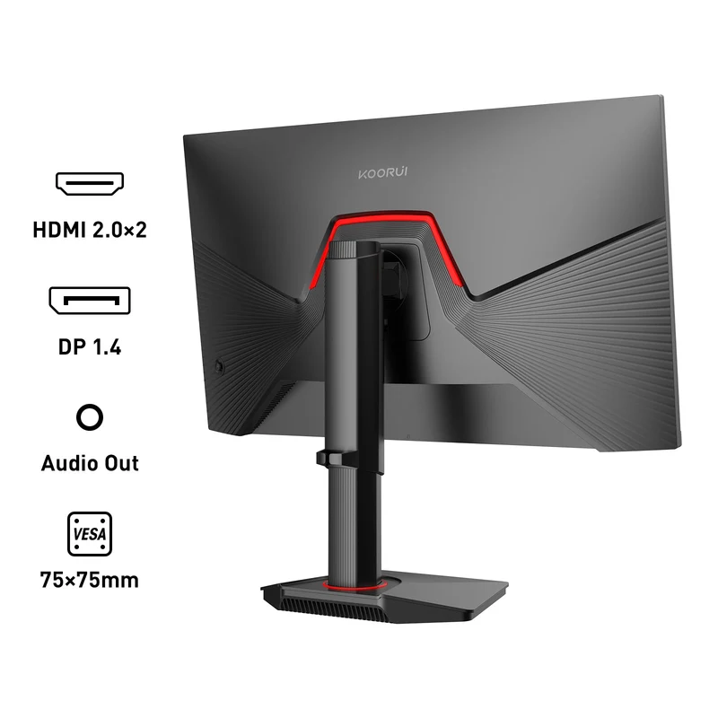 Moniteur de jeu KOORUI G2721E 27 pouces IPS QHD 320 Hz