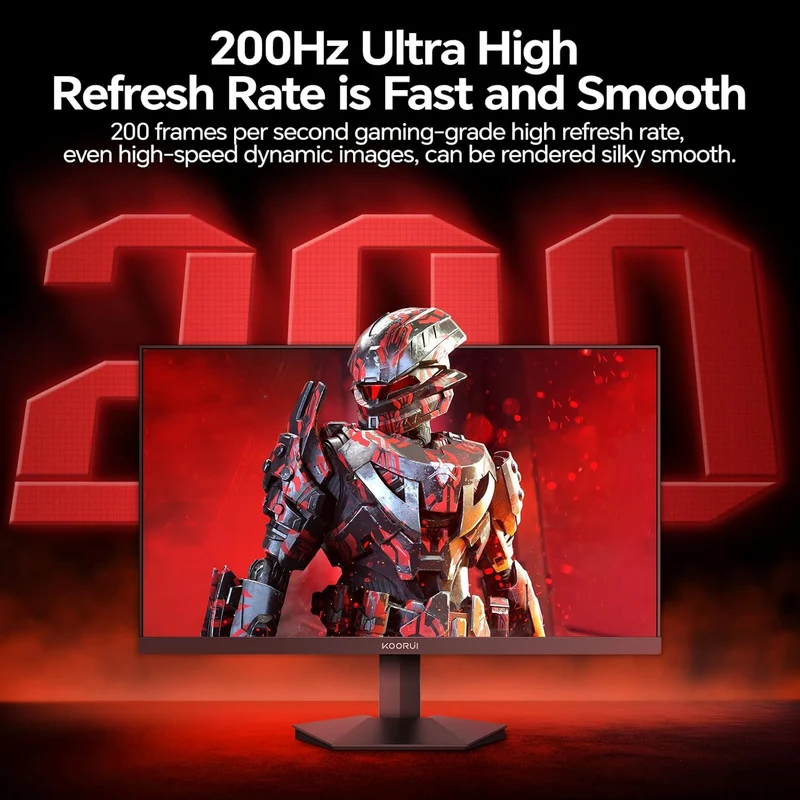 Moniteur de jeu KOORUI G2711P 27 pouces IPS FHD 200 Hz