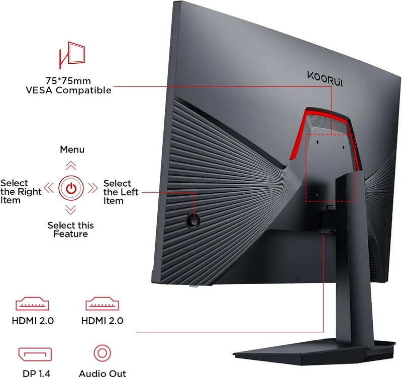 KOORUI G2511P 25-inch 200Hz IPS FHD Gaming Monitor