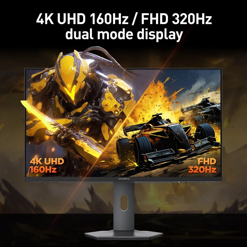 KOORUI S2741LM 27-inch Gaming Monitor IPS/MINI LED Dual Mode UHD 160Hz / FHD 320Hz