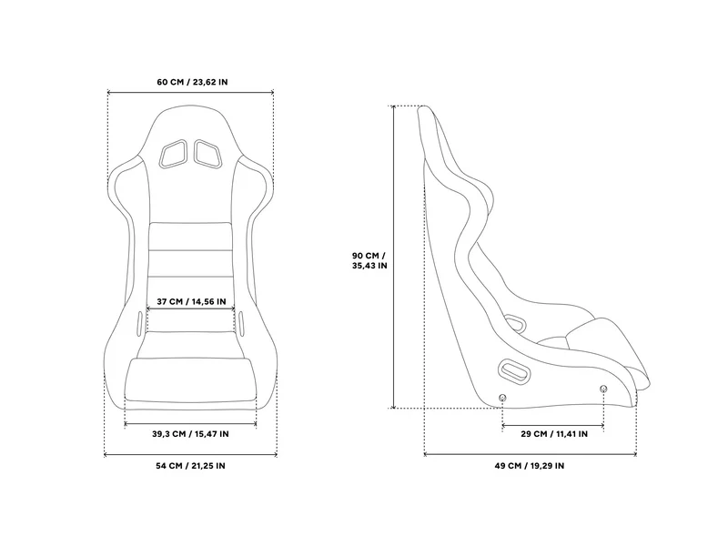 MTC-S1 Sitz mit integrierten MTC-P Extreme Haptics (Gen 2)