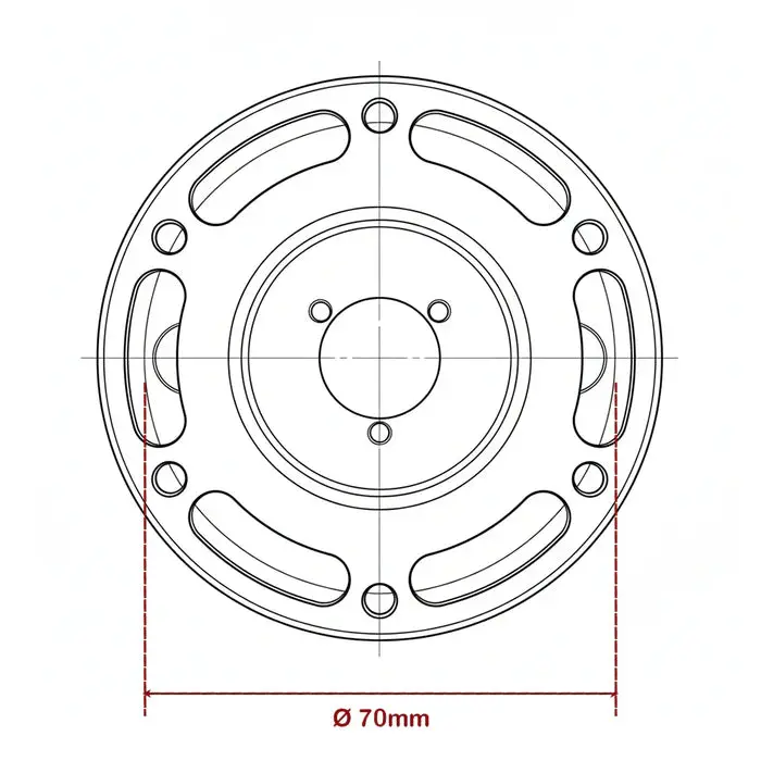 QR2 Mate (with 70 mm Bolt Pattern)
