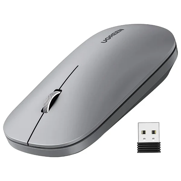 Ugreen Souris sans fil 2,4Ghz/10M GRIS Clair (90373)